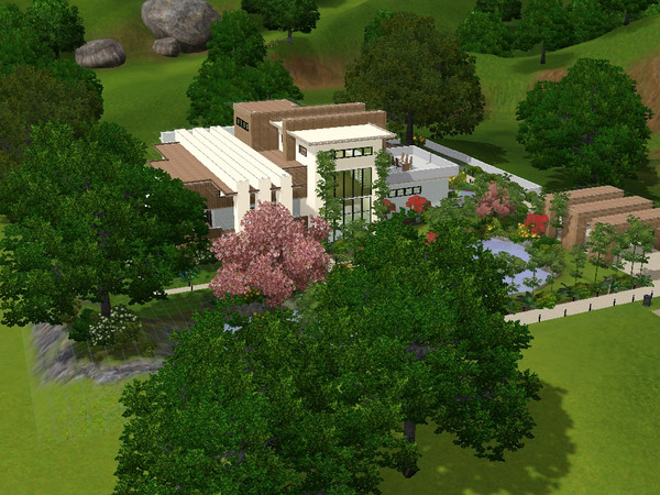 Sims 3 — woody by superduckboy — modern twist for the ugly goth manor