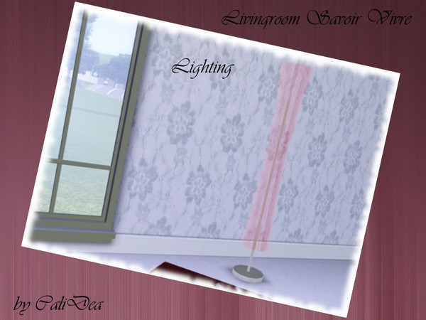 Sims 3 — Livingroomset Savoir Vivre Lighting by CaliDea — Livingroomset Savoir Vivre Lighting