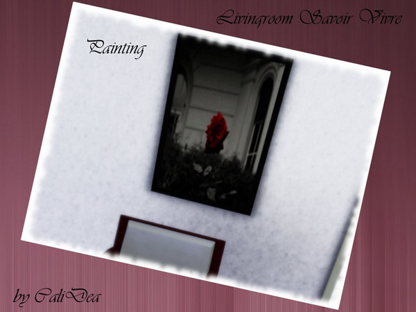 Sims 3 — Livingroomset Savoir Vivre Painting by CaliDea — Livingroomset Savoir Vivre Painting