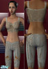 Sims 2 — Edwardian Style Lace Lingerie by Hordriss — Edwardian / Belle Epoque style camisole and long knickers, with
