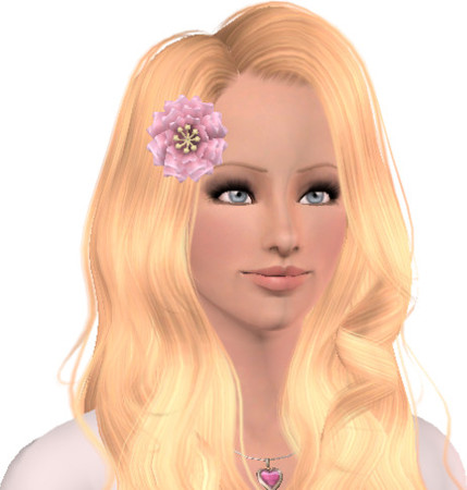 Sims 3 — Beautiful Angel by karinalangkjer — I did it with purpose of changing the style of my Sims, that they had a face