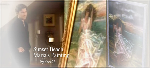 Sims 3 — Maria painting by shez22 — The most famous portrait from the soap 'Sunset Beach.' Ben Evan's portriat of his