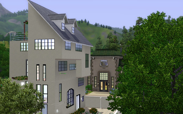 Sims 3 — The Magnolia Tree by caseycat — The Magnolia Tree - split level family townhouse Ground floor - Huge entrance