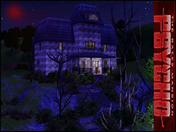 Sims 3 — Psycho by katalina — This eerie Victorian mansion is my depiction of the one in the Psycho movie by Alfred