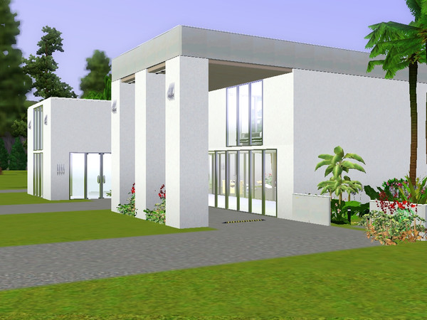 Sims 3 — Heavenly Dream by cooney — This is a big, luxurious house. Modern clean lines, for wonderful flow. Heavenly