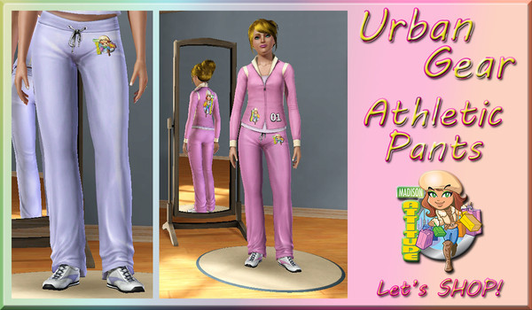Sims 3 — Urban Gear Women's Athletic Pants-Let's Shop! by terriecason — When you want that laid back urban look slip into