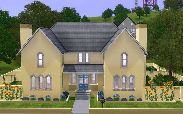 Sims 3 — Summer Bee House by caseycat — Summer Bee House - A large double fronted victorian house that has stood empty
