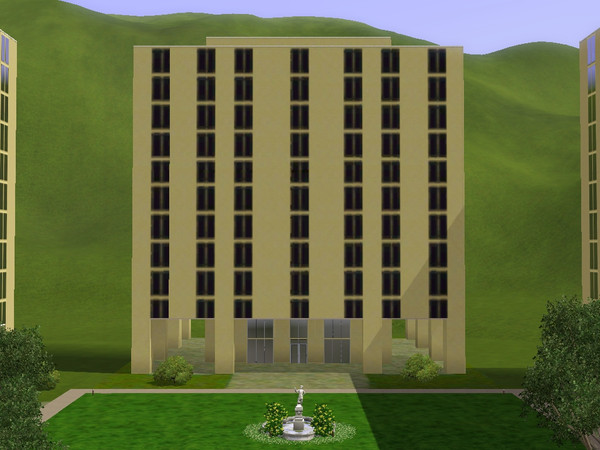 Sims 3 — Hill Tower Apartment by nariman442 — Unfurnished apartment