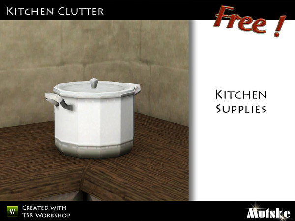 Sims 3 — Kitchen Supplies  by Mutske — Made by Mutske@TSR. TSRAA.