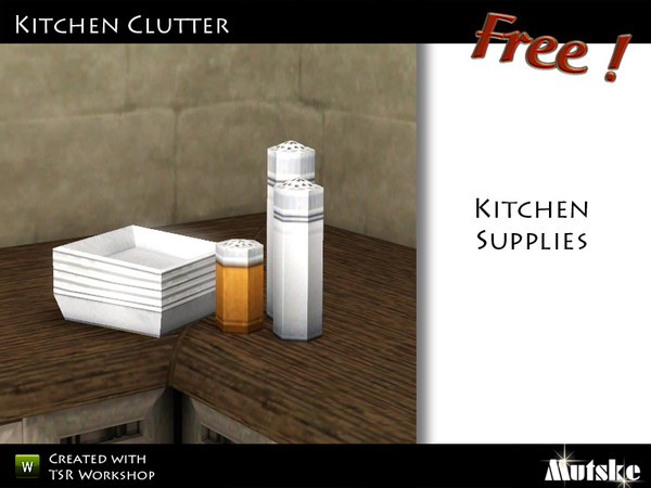 Sims 3 — Kitchen Supplies  by Mutske — Made by Mutske@TSR. TSRAA.