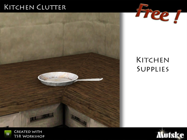 Sims 3 — Kitchen Supplies  by Mutske — Made by Mutske@TSR. TSRAA.