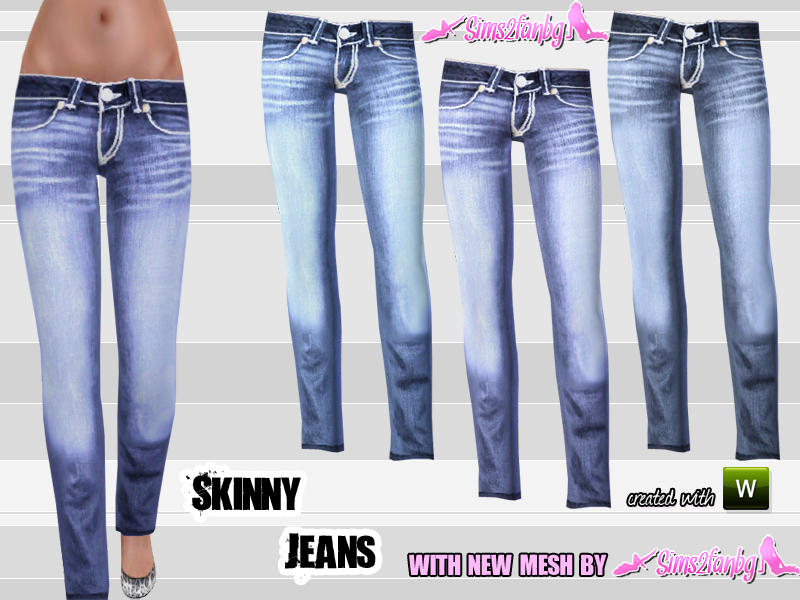 sims2fanbg's Skinny Jeans