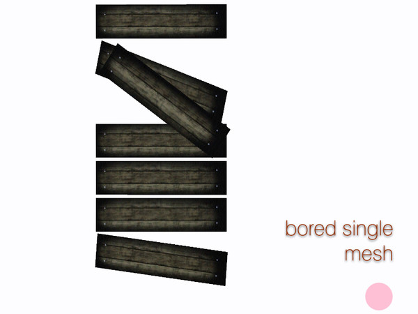 Sims 3 — Bored Single Mesh by DOT — Bored Board Single Mesh by DOT of The Sims Resource