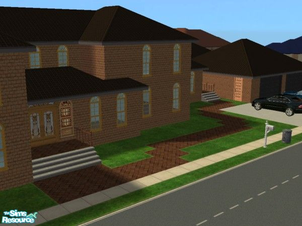 Sims 2 — Ordinary Estate by rb_500 — The third house in the \'Ordinary\' Series. This is the largest and grandest so far