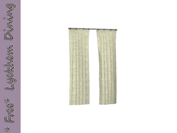 Sims 3 — Lyckhem Series Curtain by Angela — Lyckhem Series Curtain, Made by Angela@TSR(2009) Please don't clone my meshes