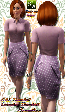 Sims 3 — Sevastian_Flada201 by SEVASTIAN — Hermosa Falda satinada