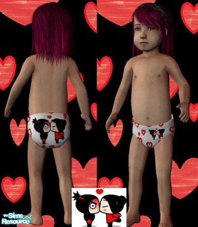 Sims 2 — Puka Kiss by MarieSalova — cute for the little kissers..