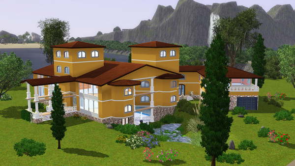 Sims 3 — Casa Mediterran by ruhrpottbobo — Mediterran Villa