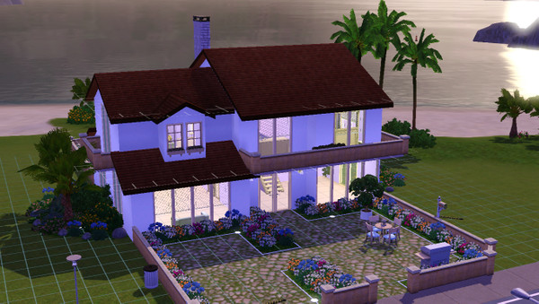 Sims 3 — White House on the Beach by taxa08 — Enjoy a beautiful white house on the beach, with comfort and stylish
