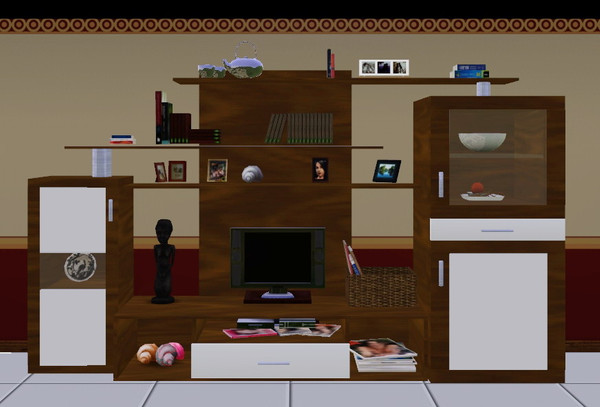 Sims 3 — Living Board - Lisanne by Revilo70 — by Revilo ---- without Decor (24 Slots)