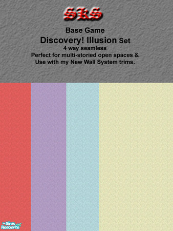 Sims 2 — Discovery! IIlusion Wallpapers by 71robert13 — This set was discovered hidden in Base Game Files now made