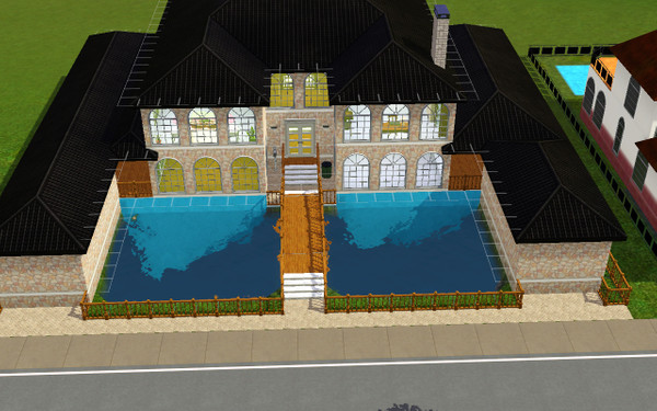 Sims 3 — 3 Bedroom Dynasty by lzoulek — 3 bedroom, 5 bathroom, Formal Living and Dining area, Ktichen, Living room, and