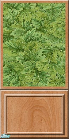 Sims 2 — Green flowerage by StroupkovaZ — Siding with green flowerage.
