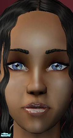 Sims 2 — X-glare collection - #8 Blue X by Lanebran — 