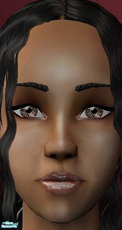 Sims 2 — X-glare collection - #7 Brown X by Lanebran — 
