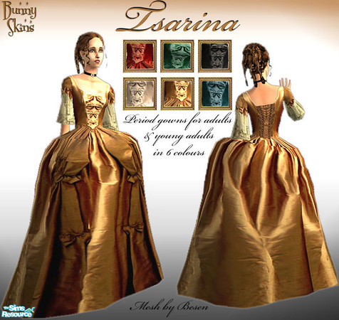 Sims 2 — Tsarina Formal Gowns by BunnyTSR — 