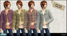 Sims 2 — Elder Male Outerwear set by risarisa666 — Elder Male outerwear