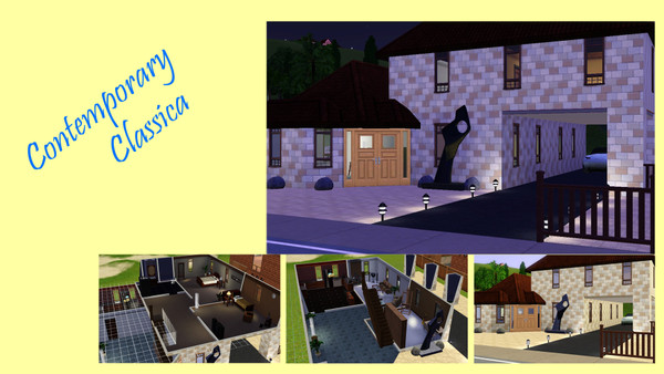 Sims 3 — Contemporary Classica by Sk8r2K10 — My second upload for the Sims 3. A nice house with a brand new style;