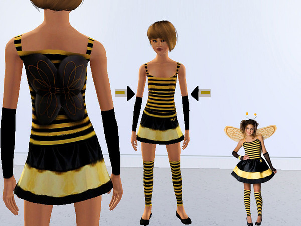 Sims 3 — punie_fttop_001 by punie — Top with arm warmers.