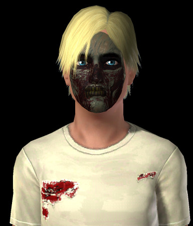 Sims 3 — Zombie Makeup by jezebel_the_nun — 