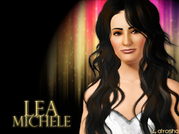 Sims 3 — Lea Michele by Alyosha — Lea Michele is an american stage and television actress, most popularly known for her