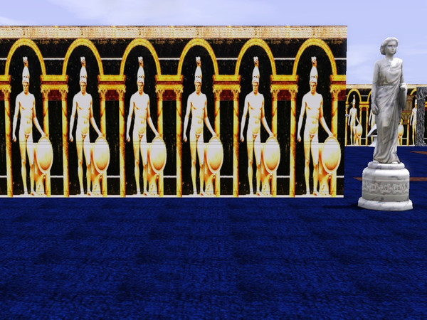 Sims 3 — Roman noble wall 2 by Nikitaneuman — Roman Noble Wall 2 Roman Empire Feelings