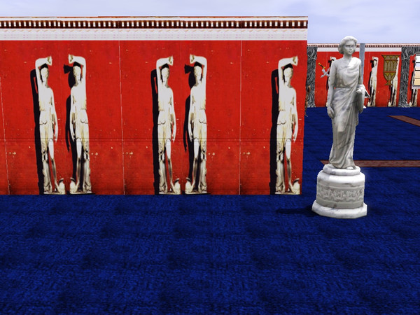 Sims 3 — Pompeji noble wall 2 by Nikitaneuman — Pompeji Wall Originalscore 2 Now thats the Left Statue ,this i created