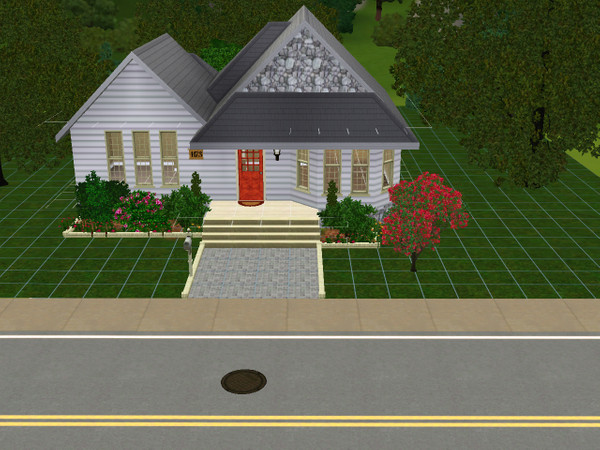 Sims 3 — Chic and Cozy by Kroderick — What more could you ask for in a starter home? Featuring two bedrooms and one bath,