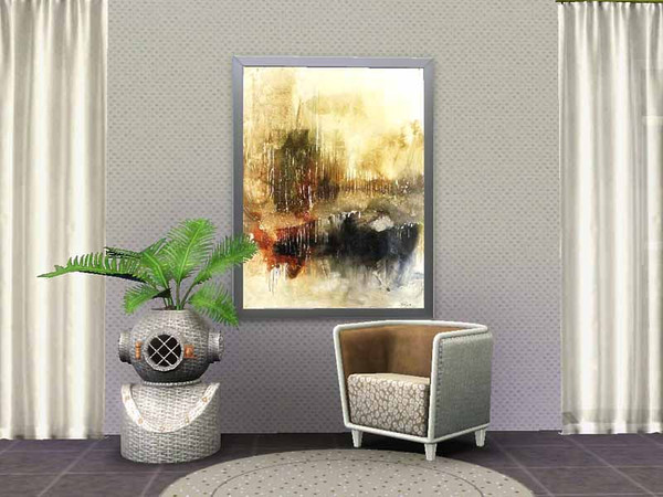 Sims 3 — Long Time Coming by ung999 — Long Time Coming - an abstract painting by artist Michel Keck