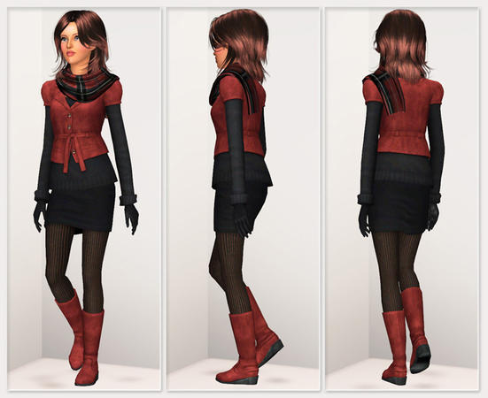 Sims 3 — Knit Stockings for All Ages & Genders by sosliliom — Two 'real' knit stockings for Your sims ~ for all ages