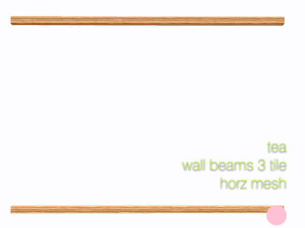 Sims 3 — Wall Beams Horz Mesh by DOT — Wall Beams Horz Mesh City Full Comtempory Window Color Match by DOT of The Sims