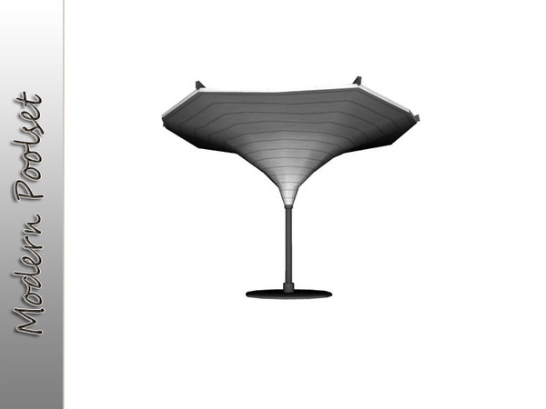 Sims 3 — Modern Pool Parasol by Angela — Modern Pool Parasol. Made by Angela@TSR (2010) Please don't clone my meshes or