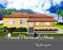 Sims 3 — French Provencal House by gimcasquette — is a villa whith half-level. It's completely furnished. At the rear of