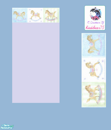 Sims 2 — Patchwork Nursery #2 HB75 - Patchwork Nursery #2 Purplea Hb75 by hiedibear75 — Soft as a lil lamb, sweet as