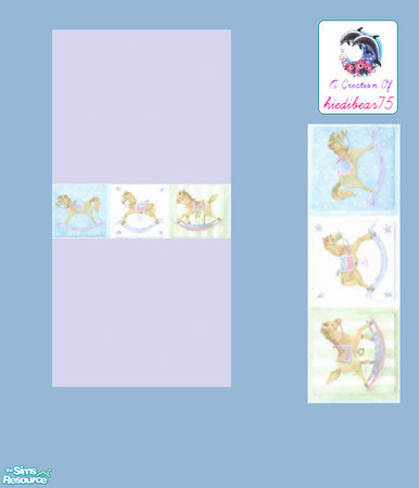 Sims 2 — Patchwork Nursery #2 HB75 - Patchwork Nursery #2 Purpleb Hb75 by hiedibear75 — Soft as a lil lamb, sweet as