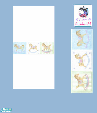 Sims 2 — Patchwork Nursery #2 HB75 - Patchwork Nursery #2 Whiteb Hb75 by hiedibear75 — Soft as a lil lamb, sweet as