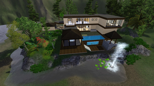 Sims 3 — Tropical Modern Villa by Aurosonic — Important!!! You need these EP: -Fast Lane Stuff -High End Loft Stuff