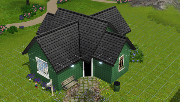 Sims 3 — 2, Lakeside Drive by AdeLaight — Simple Starter Home for under 13,000. Only used Base Game Items. Plenty of room