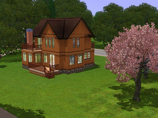 Sims 3 — October House  by princesspink — Charming 2 bedroomed family home with a comfortable open plan kitchen, dining