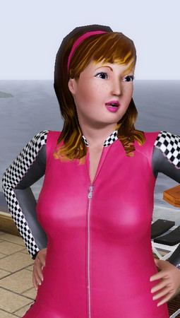 Sims 3 — Tolstyshka by huy — You need have hair from STORE 